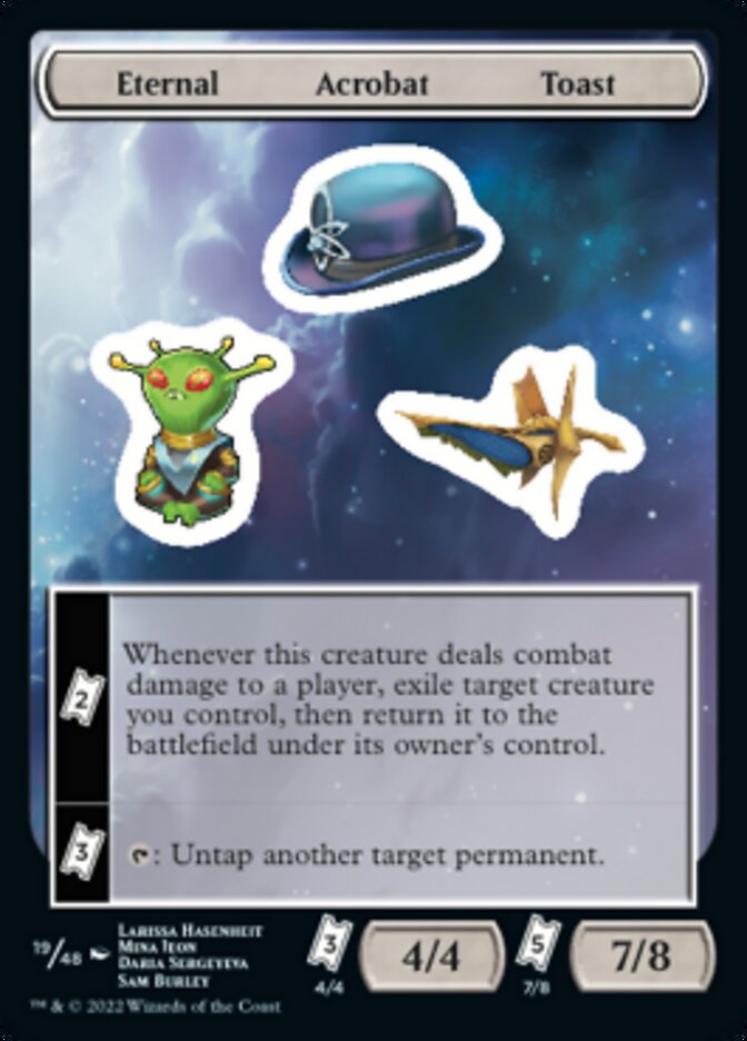 Eternal Acrobat Toast [Unfinity Stickers] | Card Merchant Takapuna