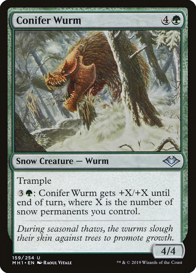 Conifer Wurm [Modern Horizons] | Card Merchant Takapuna