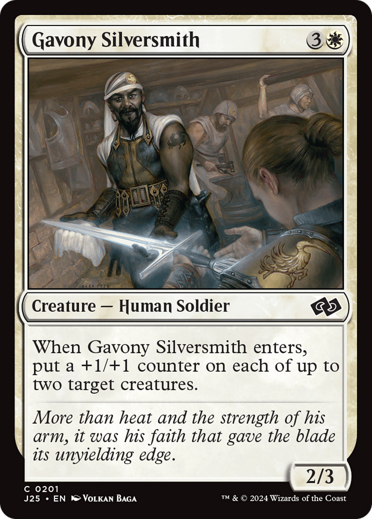 Gavony Silversmith [Foundations Jumpstart] | Card Merchant Takapuna