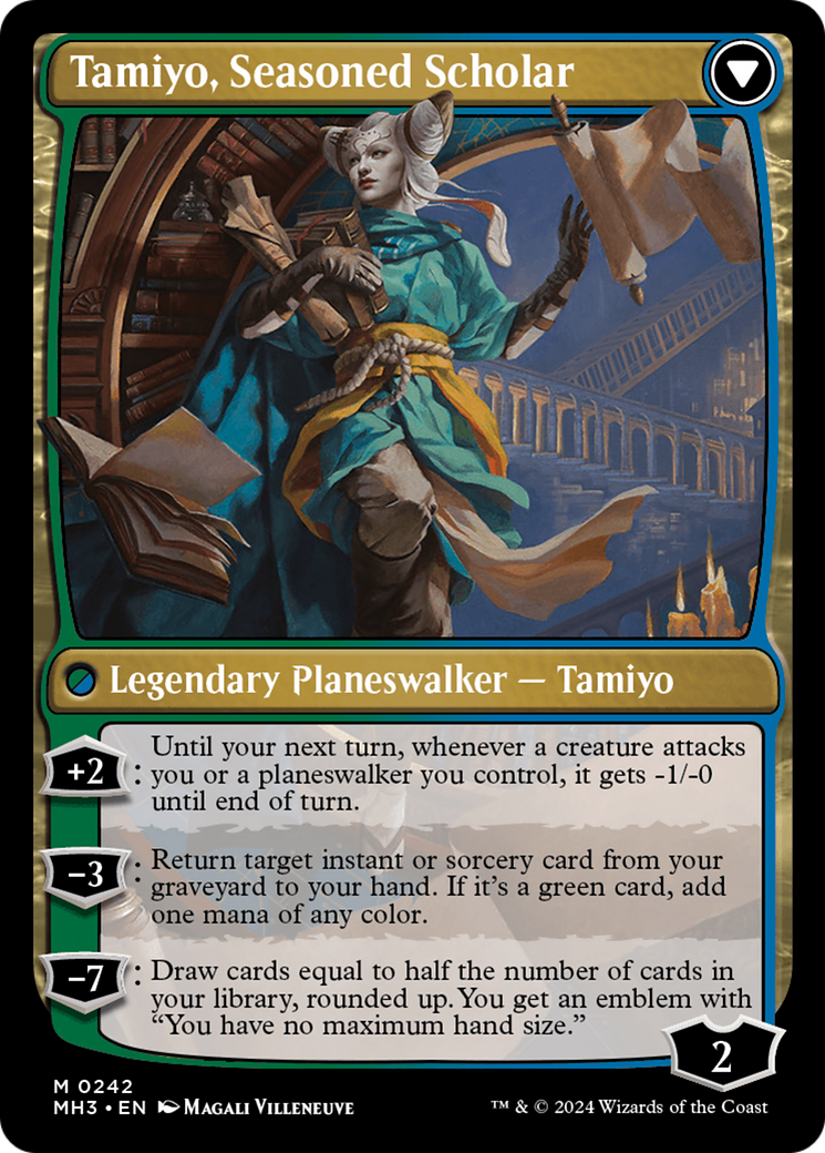 Tamiyo, Inquisitive Student // Tamiyo, Seasoned Scholar [Modern Horizons 3] | Card Merchant Takapuna