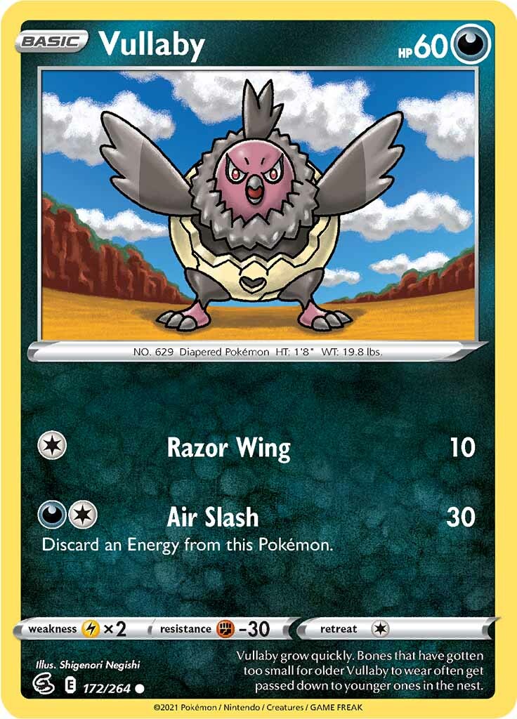 Vullaby (172/264) [Sword & Shield: Fusion Strike] | Card Merchant Takapuna