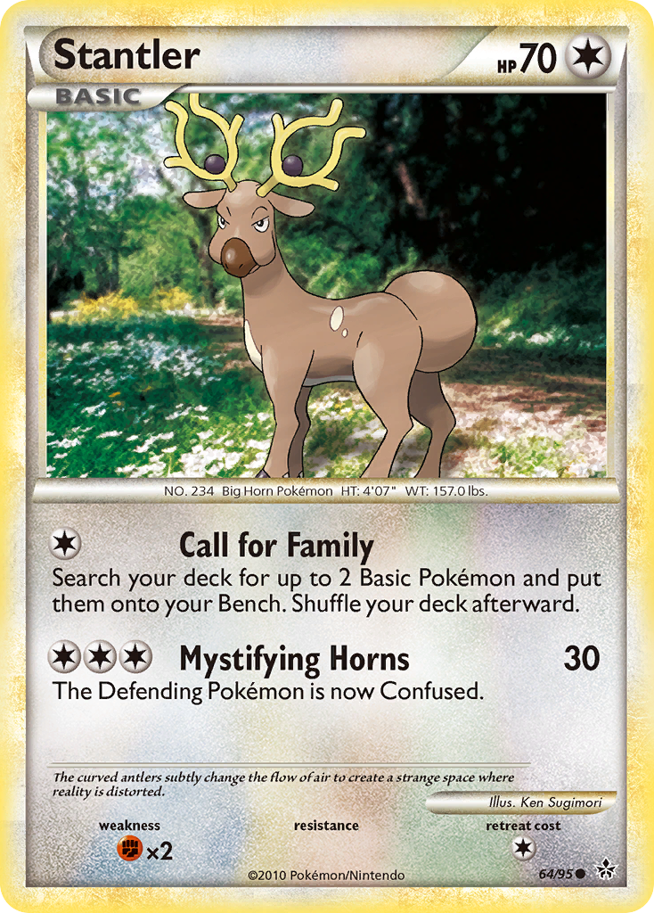 Stantler (64/95) [HeartGold & SoulSilver: Unleashed] | Card Merchant Takapuna