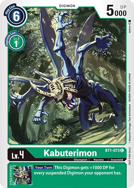 Kabuterimon [BT1-073] (Official Tournament Pack Vol.3) [Release Special Booster Promos] | Card Merchant Takapuna