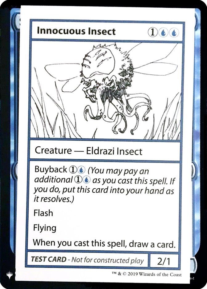 Innocuous Insect [Mystery Booster Playtest Cards] | Card Merchant Takapuna