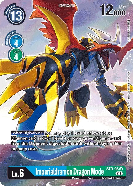 Imperialdramon Dragon Mode [ST9-06] (Alternative Art - Box Topper) [Digital Hazard] | Card Merchant Takapuna