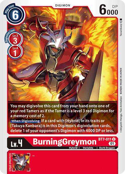 BurningGreymon [BT7-011] [Next Adventure] | Card Merchant Takapuna