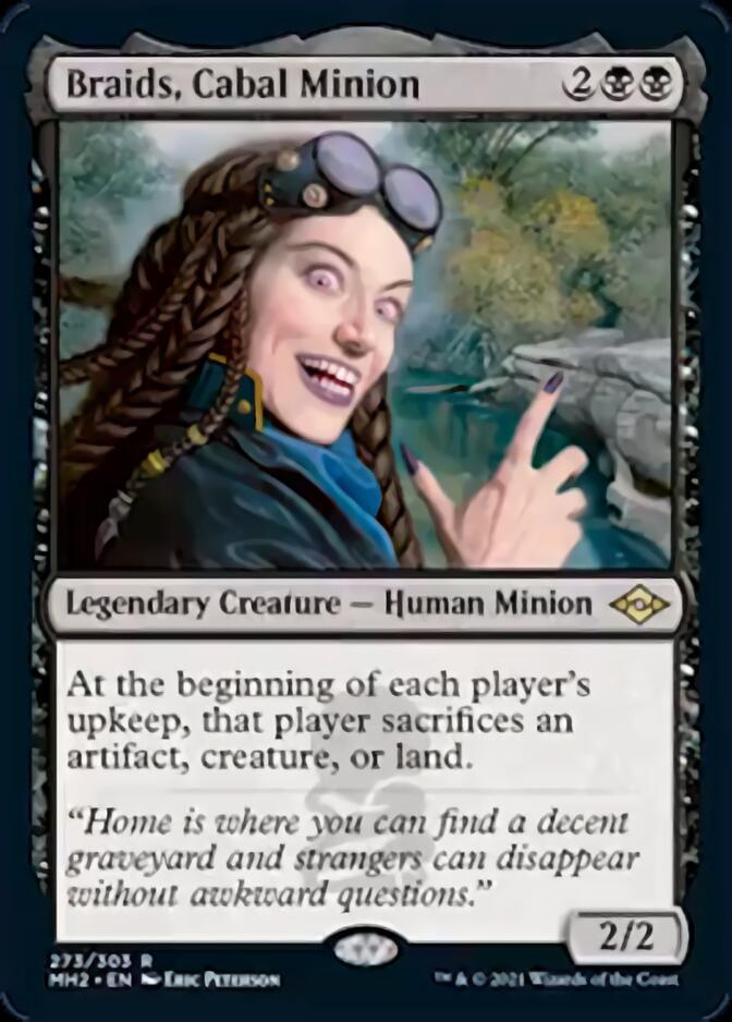 Braids, Cabal Minion (Foil Etched) [Modern Horizons 2] | Card Merchant Takapuna