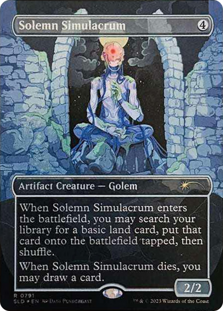 Solemn Simulacrum (0791) (Borderless) [Secret Lair Drop Series] | Card Merchant Takapuna