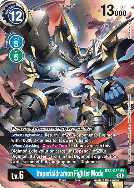 Imperialdramon Fighter Mode [BT8-032] (Alternate Art) [New Awakening] | Card Merchant Takapuna