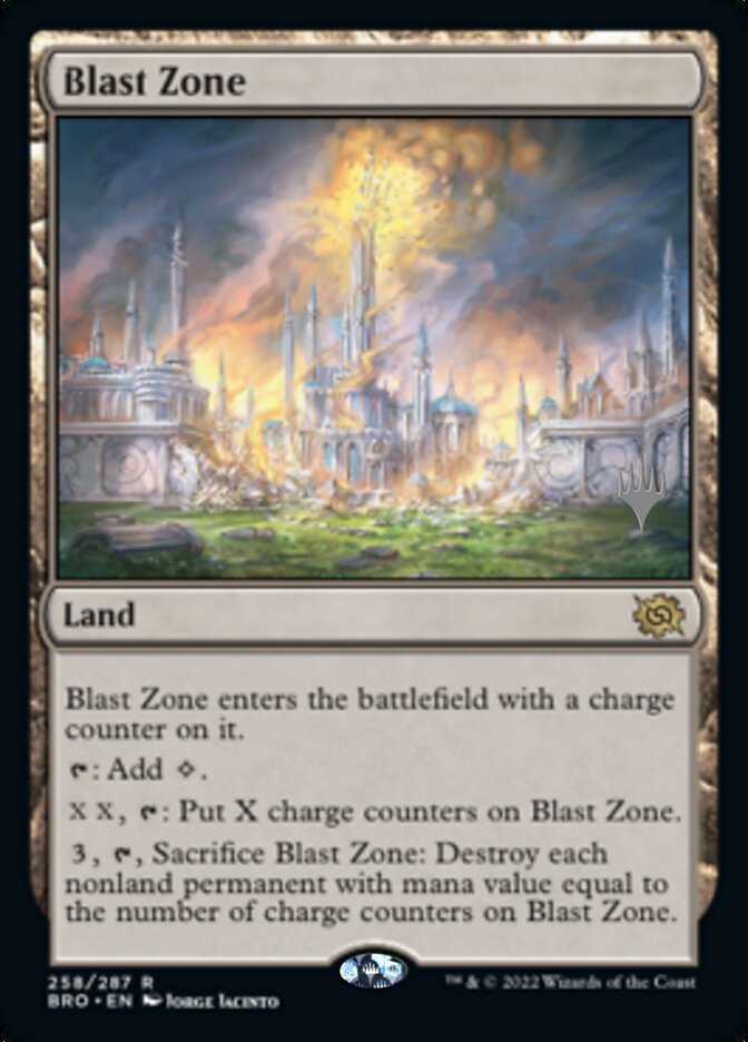 Blast Zone (Promo Pack) [The Brothers' War Promos] | Card Merchant Takapuna