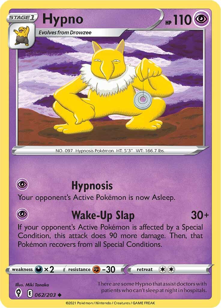 Hypno (062/203) [Sword & Shield: Evolving Skies] | Card Merchant Takapuna