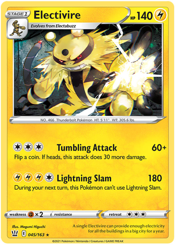 Electivire (045/163) [Sword & Shield: Battle Styles] | Card Merchant Takapuna