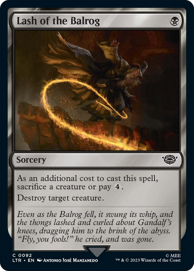 Lash of the Balrog [The Lord of the Rings: Tales of Middle-Earth] | Card Merchant Takapuna