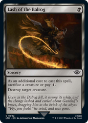 Lash of the Balrog [The Lord of the Rings: Tales of Middle-Earth] | Card Merchant Takapuna