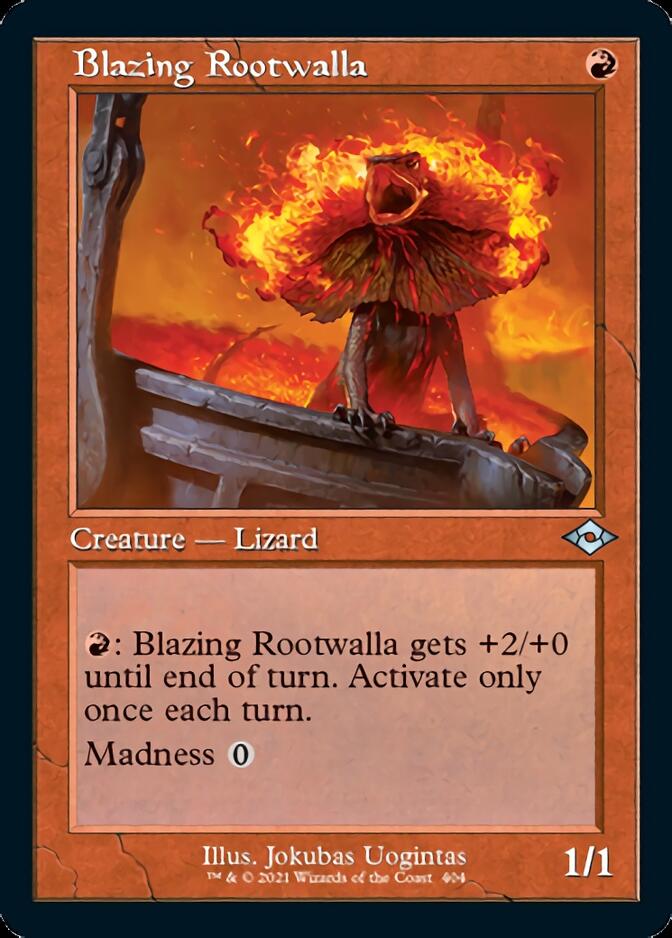 Blazing Rootwalla (Retro) [Modern Horizons 2] | Card Merchant Takapuna