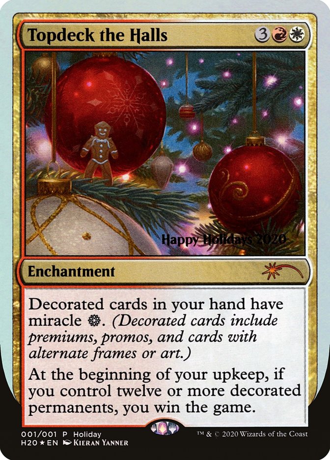 Topdeck the Halls [Happy Holidays] | Card Merchant Takapuna