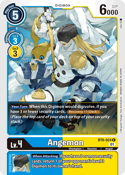 Angemon [BT8-024] [New Awakening] | Card Merchant Takapuna