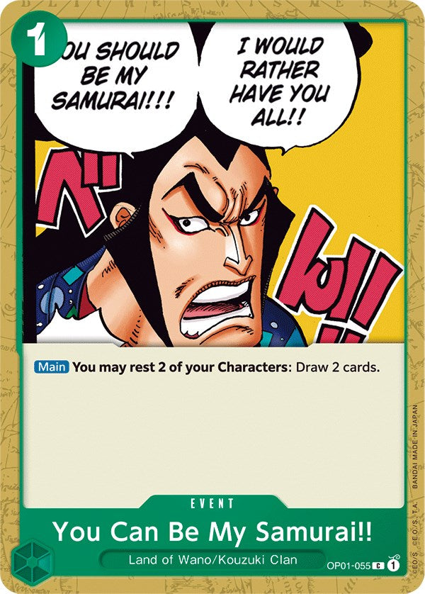 You Can Be My Samurai!! [Romance Dawn] | Card Merchant Takapuna