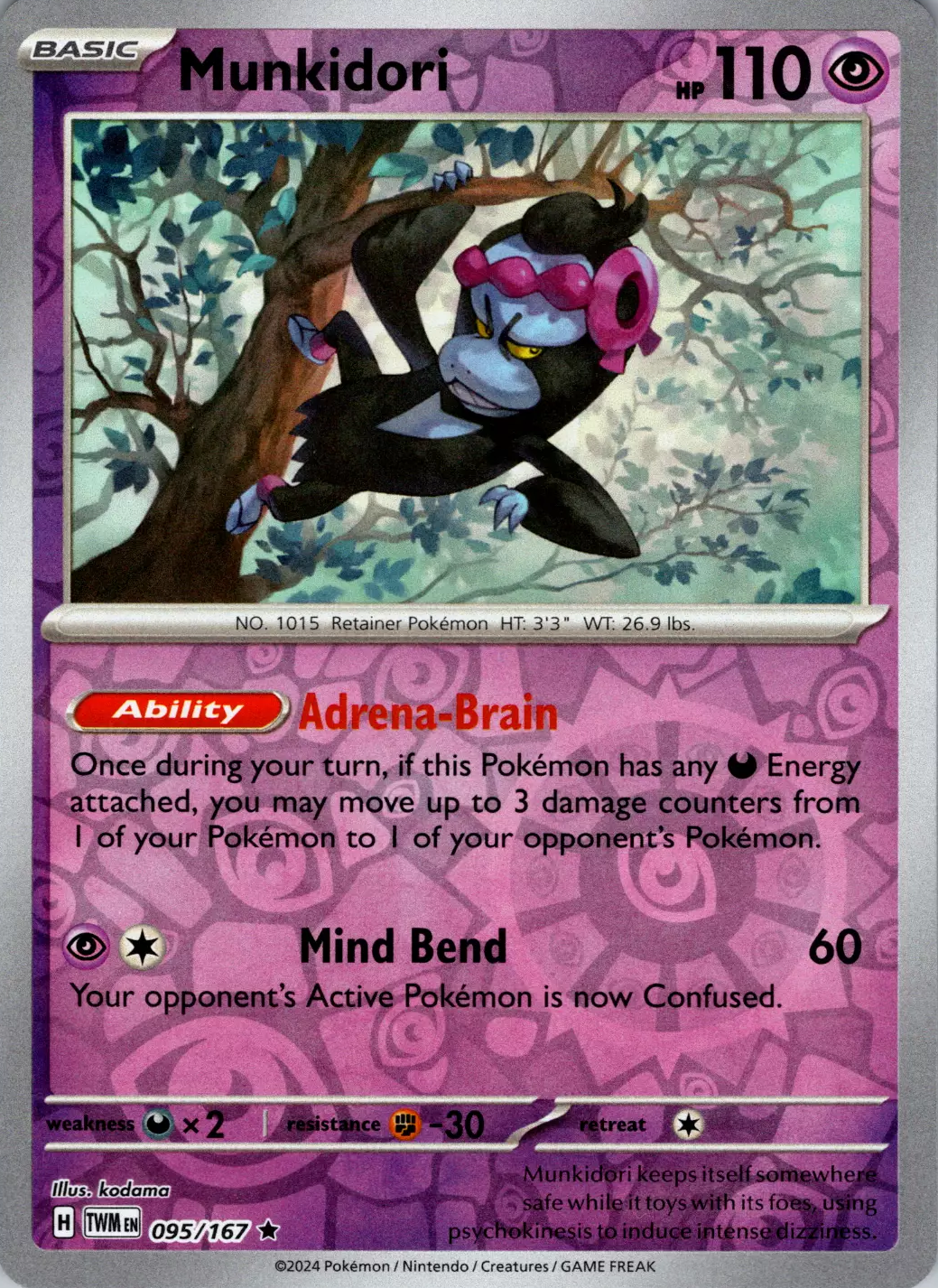 Munkidori (095/167) [Scarlet & Violet: Twilight Masquerade] | Card Merchant Takapuna