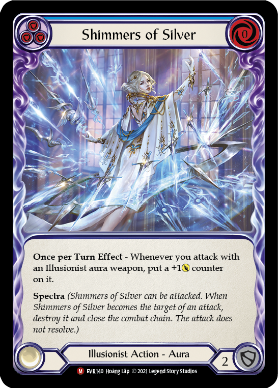 Shimmers of Silver [EVR140] (Everfest)  1st Edition Rainbow Foil | Card Merchant Takapuna