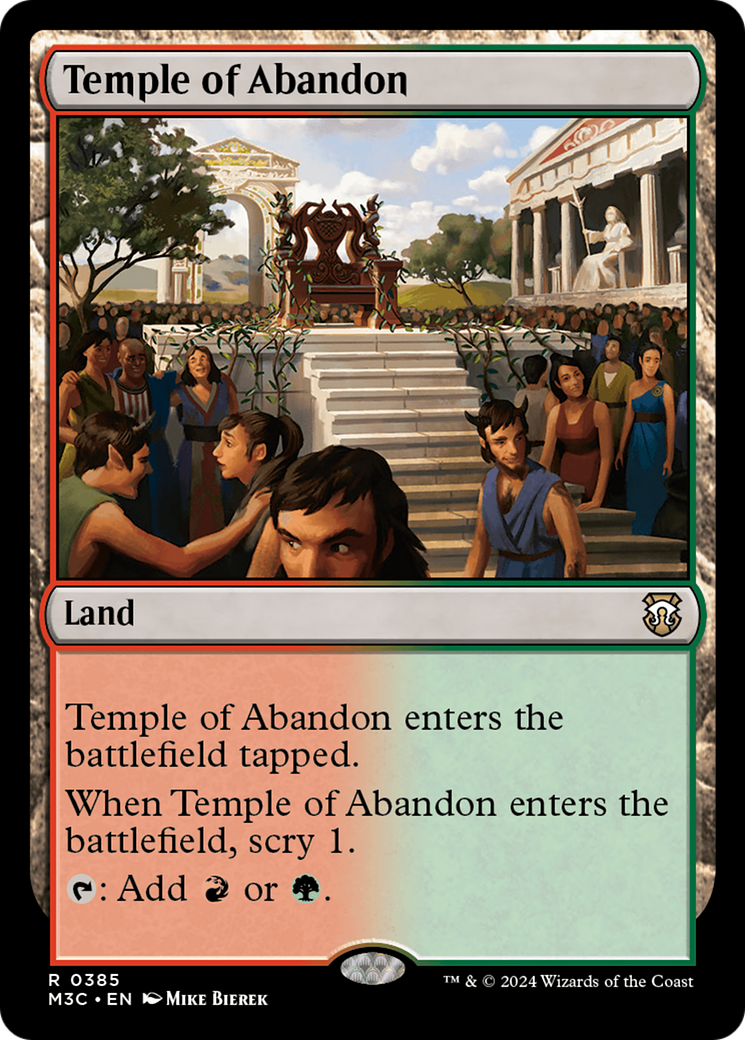 Temple of Abandon [Modern Horizons 3 Commander] | Card Merchant Takapuna