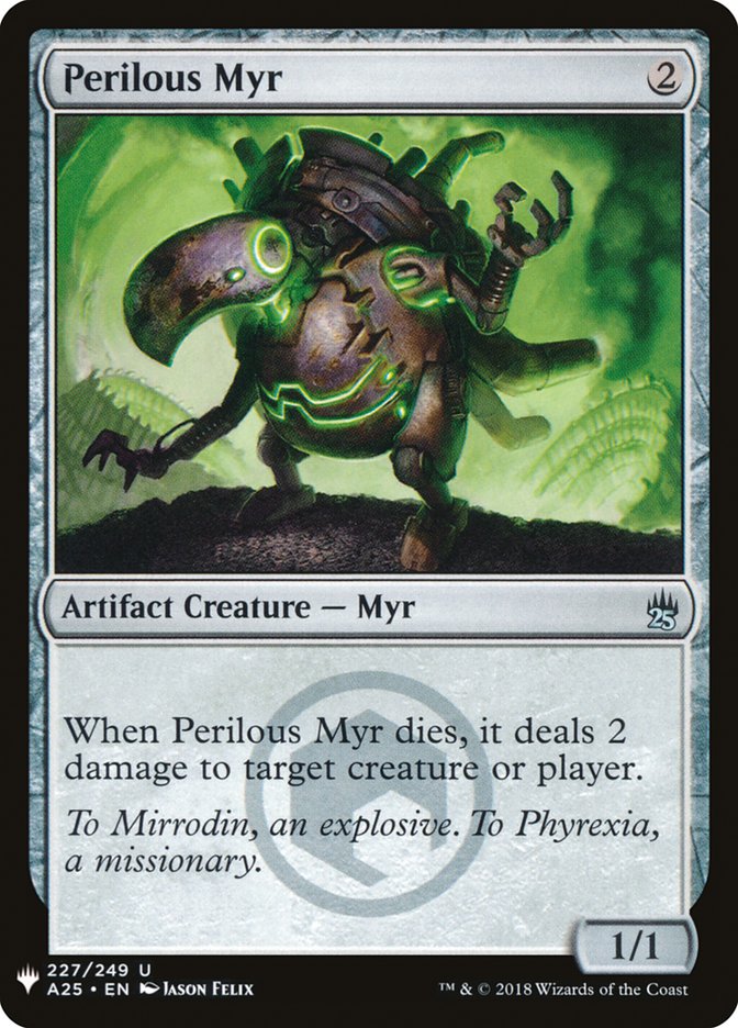 Perilous Myr [Mystery Booster] | Card Merchant Takapuna