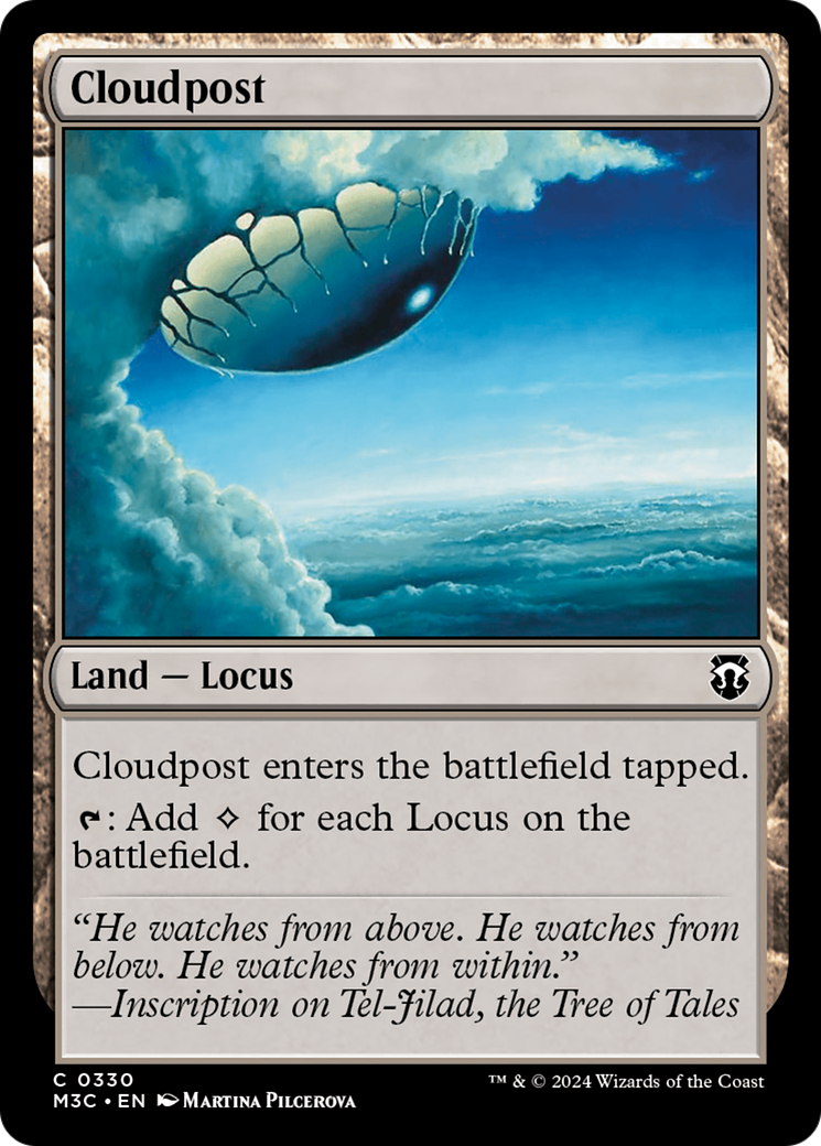 Cloudpost (Ripple Foil) [Modern Horizons 3 Commander] | Card Merchant Takapuna