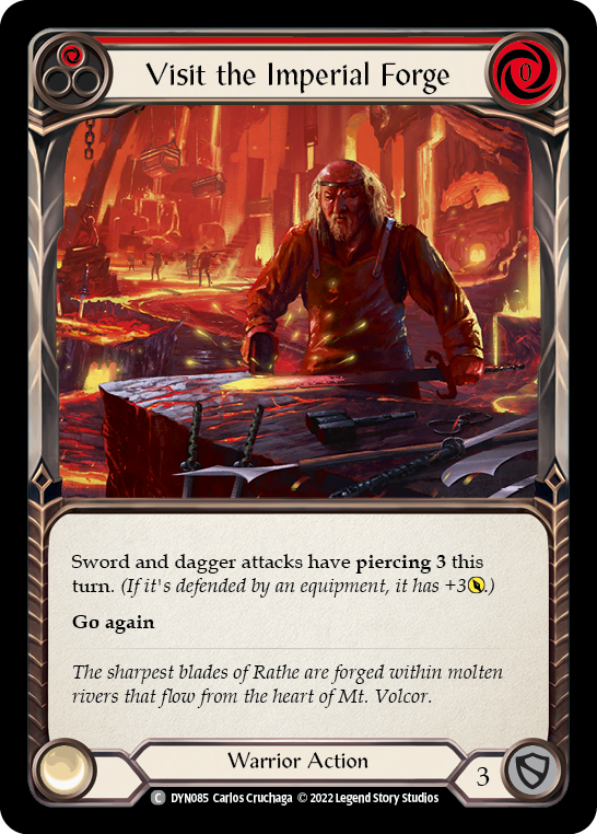 Visit the Imperial Forge (Red) [DYN085] (Dynasty) | Card Merchant Takapuna