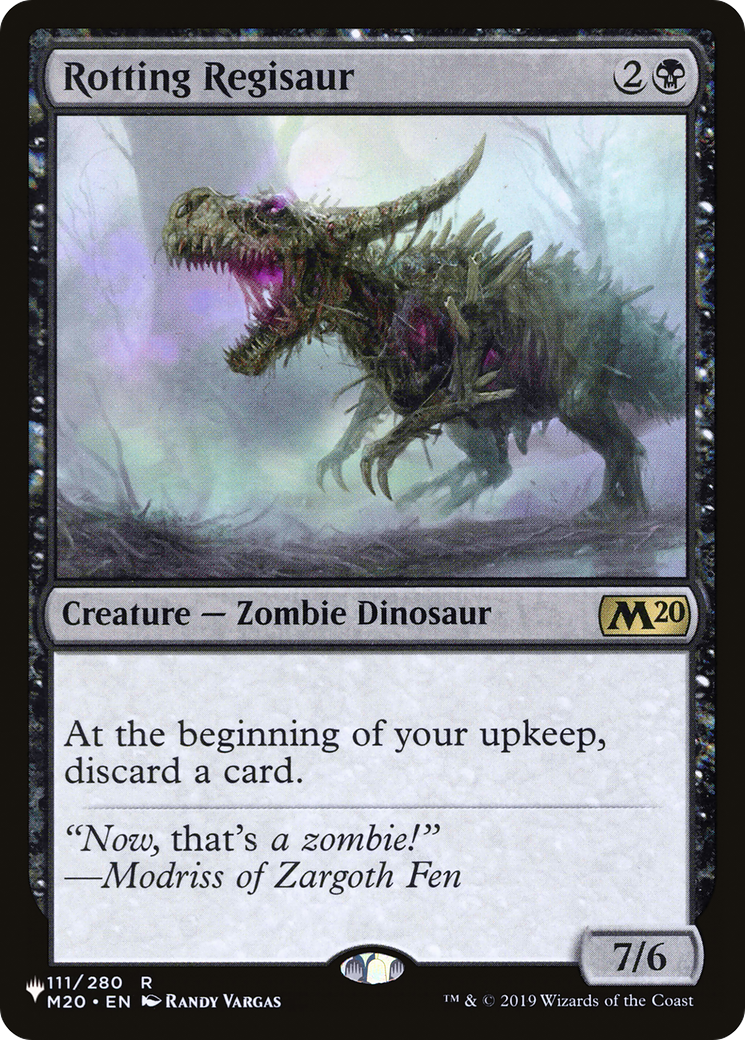 Rotting Regisaur [The List] | Card Merchant Takapuna