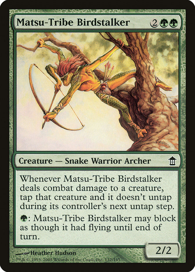 Matsu-Tribe Birdstalker [Saviors of Kamigawa] | Card Merchant Takapuna