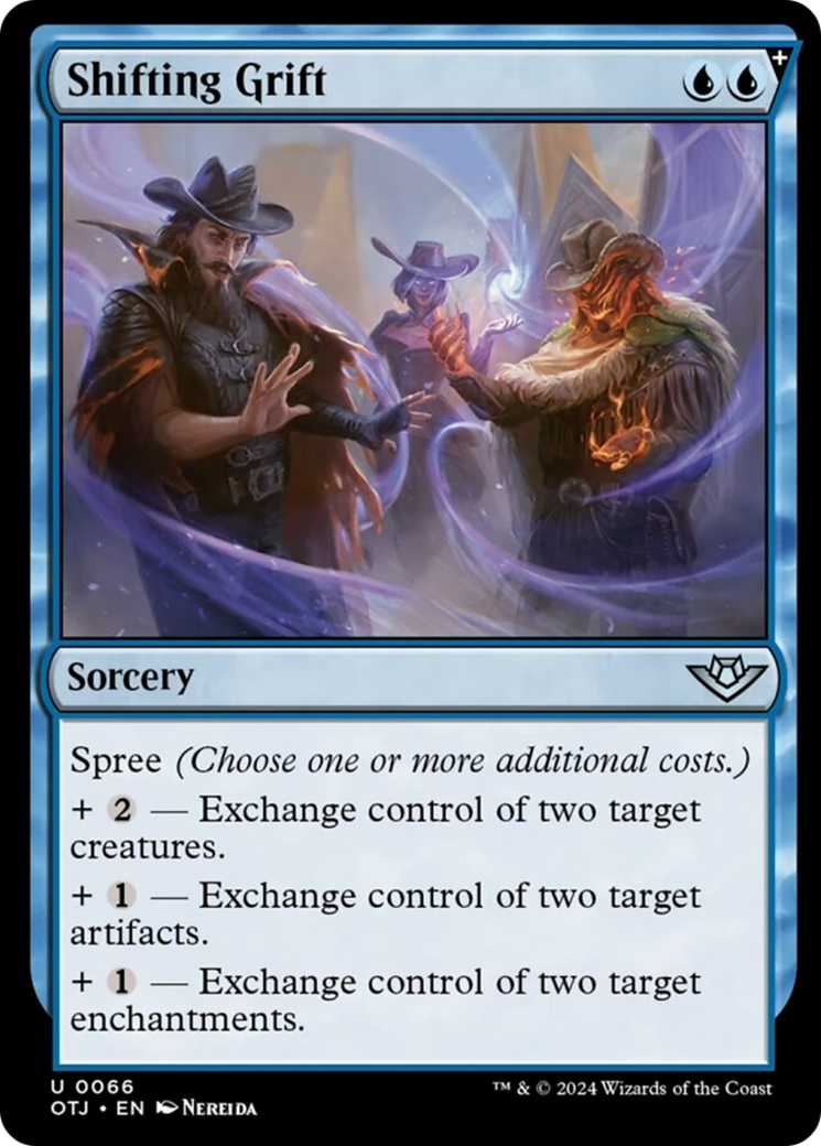 Shifting Grift [Outlaws of Thunder Junction] | Card Merchant Takapuna