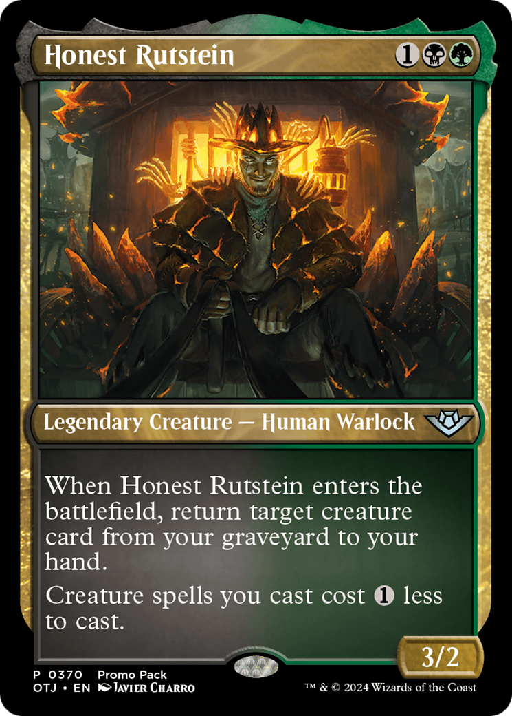 Honest Rutstein (Promo Pack) [Outlaws of Thunder Junction Promos] | Card Merchant Takapuna