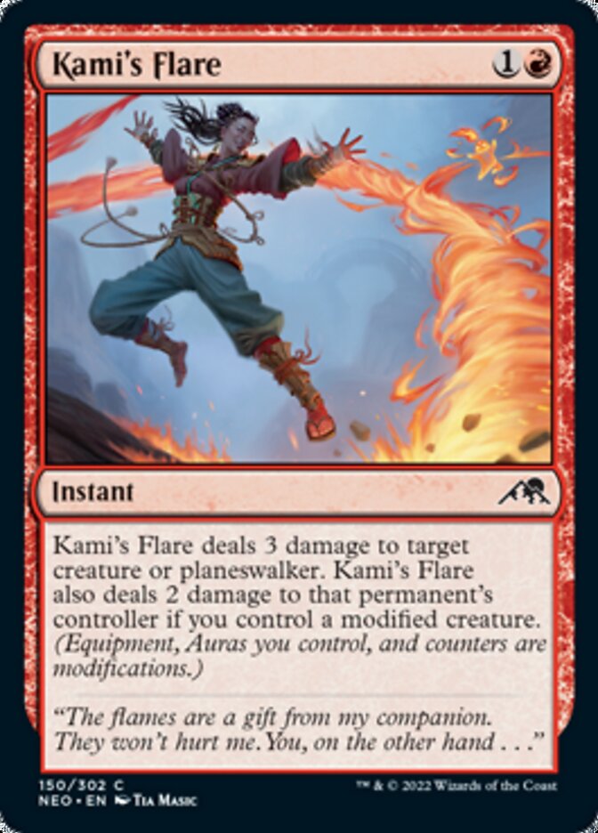 Kami's Flare [Kamigawa: Neon Dynasty] | Card Merchant Takapuna