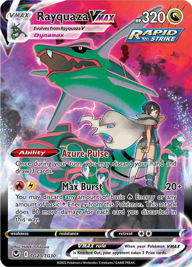 Rayquaza VMAX (TG20/TG30) [Sword & Shield: Silver Tempest] | Card Merchant Takapuna