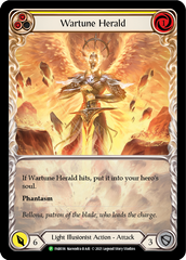 Wartune Herald (Yellow Extended Art) [FAB036] (Promo)  Rainbow Foil | Card Merchant Takapuna