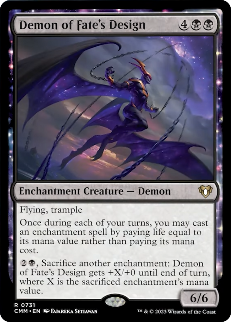 Demon of Fate's Design [Commander Masters] | Card Merchant Takapuna