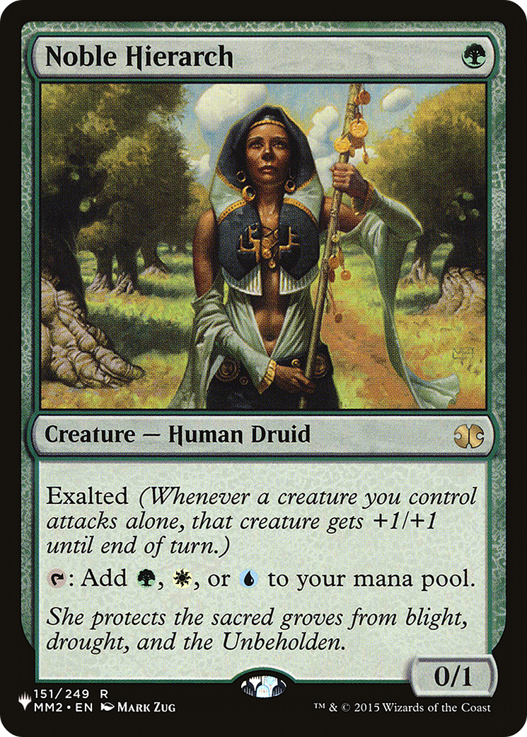 Noble Hierarch [The List Reprints] | Card Merchant Takapuna