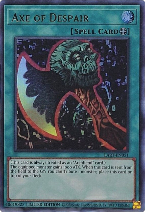 Axe of Despair [LART-EN051] Ultra Rare | Card Merchant Takapuna