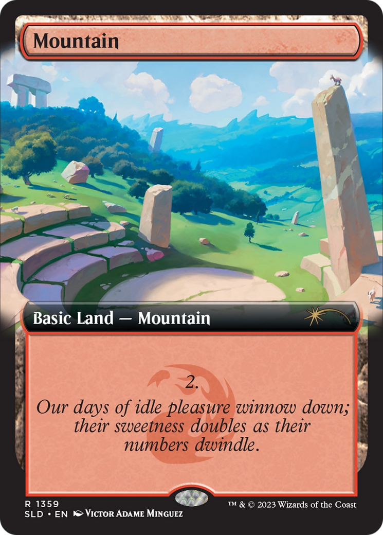 Mountain (1359) [Secret Lair Drop Series] | Card Merchant Takapuna