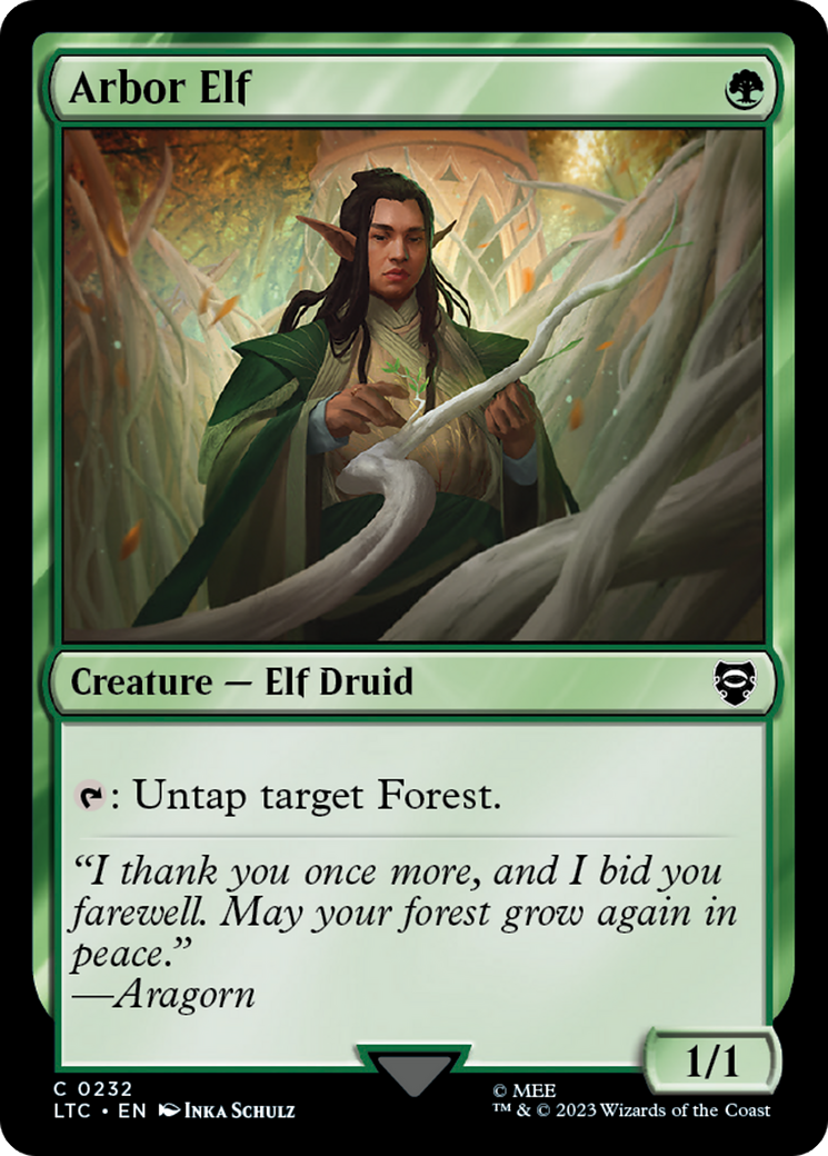 Arbor Elf [The Lord of the Rings: Tales of Middle-Earth Commander] | Card Merchant Takapuna