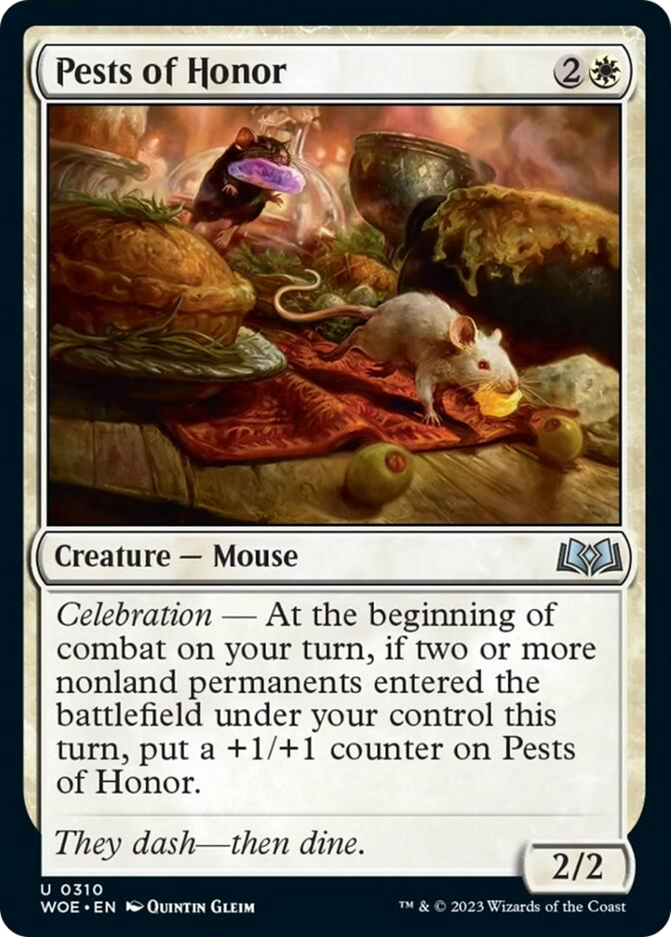 Pests of Honor [Wilds of Eldraine] | Card Merchant Takapuna