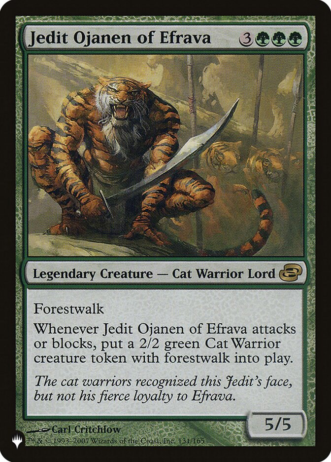 Jedit Ojanen of Efrava [The List] | Card Merchant Takapuna