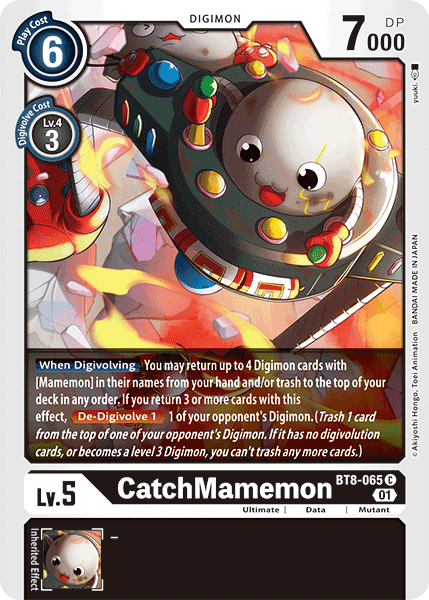 CatchMamemon [BT8-065] [New Awakening] | Card Merchant Takapuna