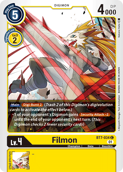 Filmon [BT7-034] [Next Adventure] | Card Merchant Takapuna