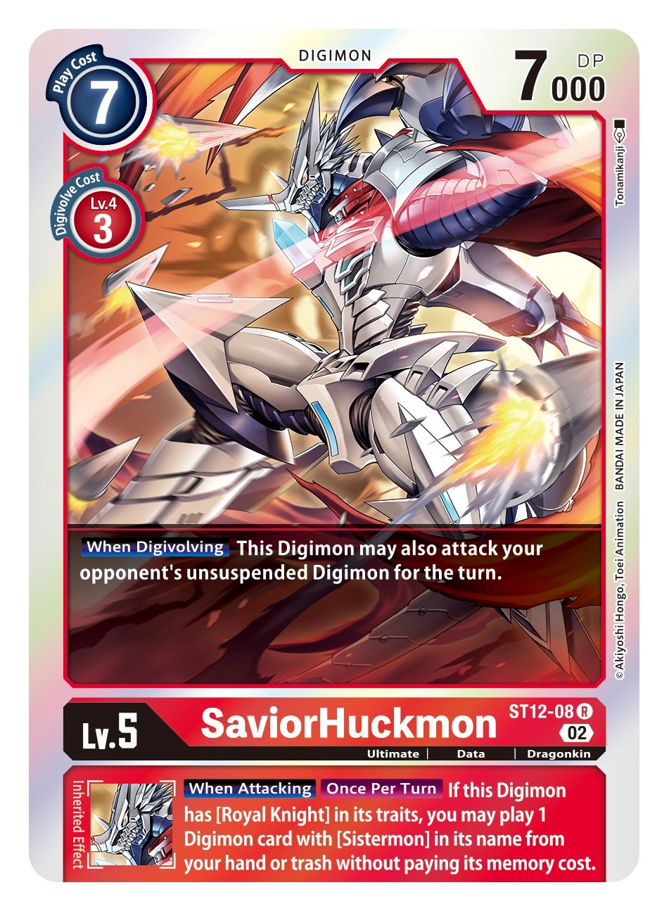 SaviorHuckmon [ST12-08] [Starter Deck: Jesmon] | Card Merchant Takapuna