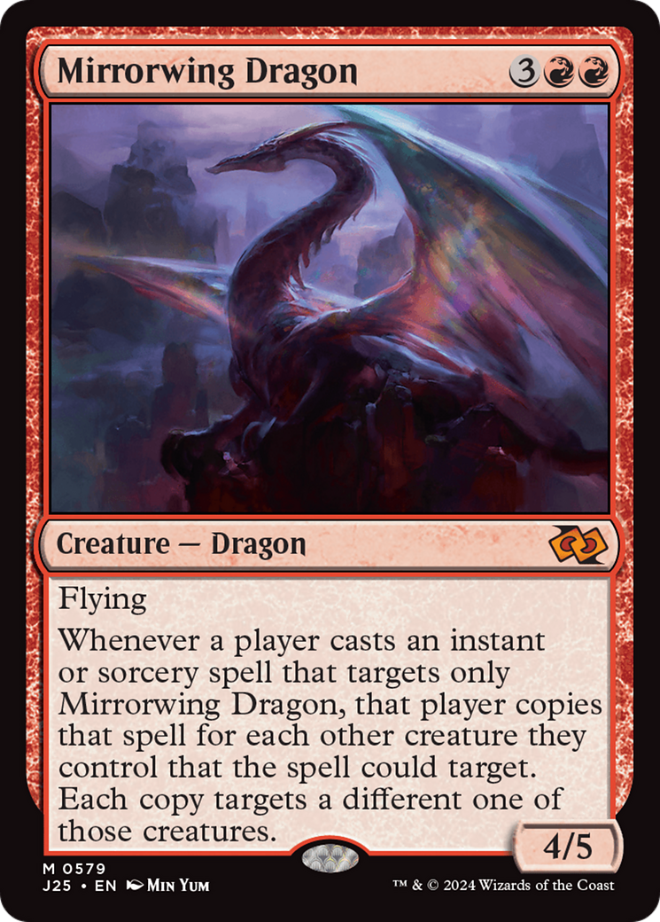 Mirrorwing Dragon [Foundations Jumpstart] | Card Merchant Takapuna