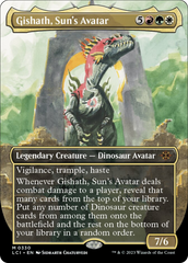 Gishath, Sun's Avatar (Borderless) [The Lost Caverns of Ixalan] | Card Merchant Takapuna