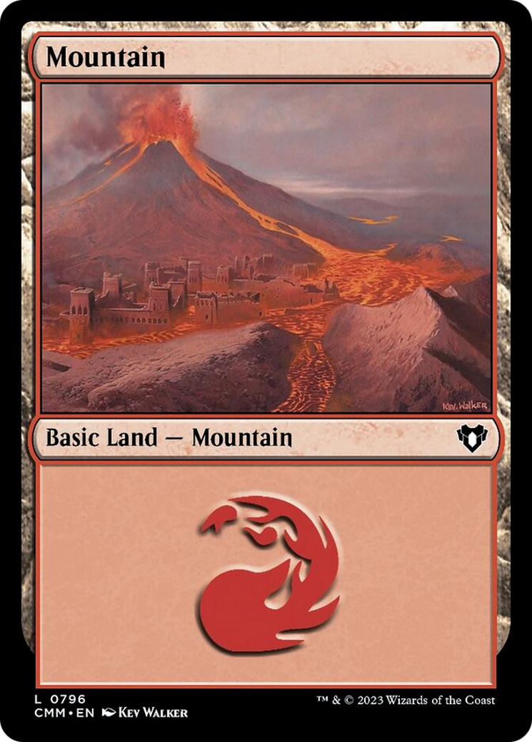 Mountain (796) [Commander Masters] | Card Merchant Takapuna