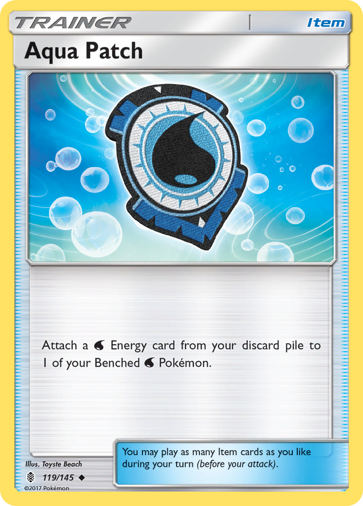 Aqua Patch (119/145) [Sun & Moon: Guardians Rising] | Card Merchant Takapuna