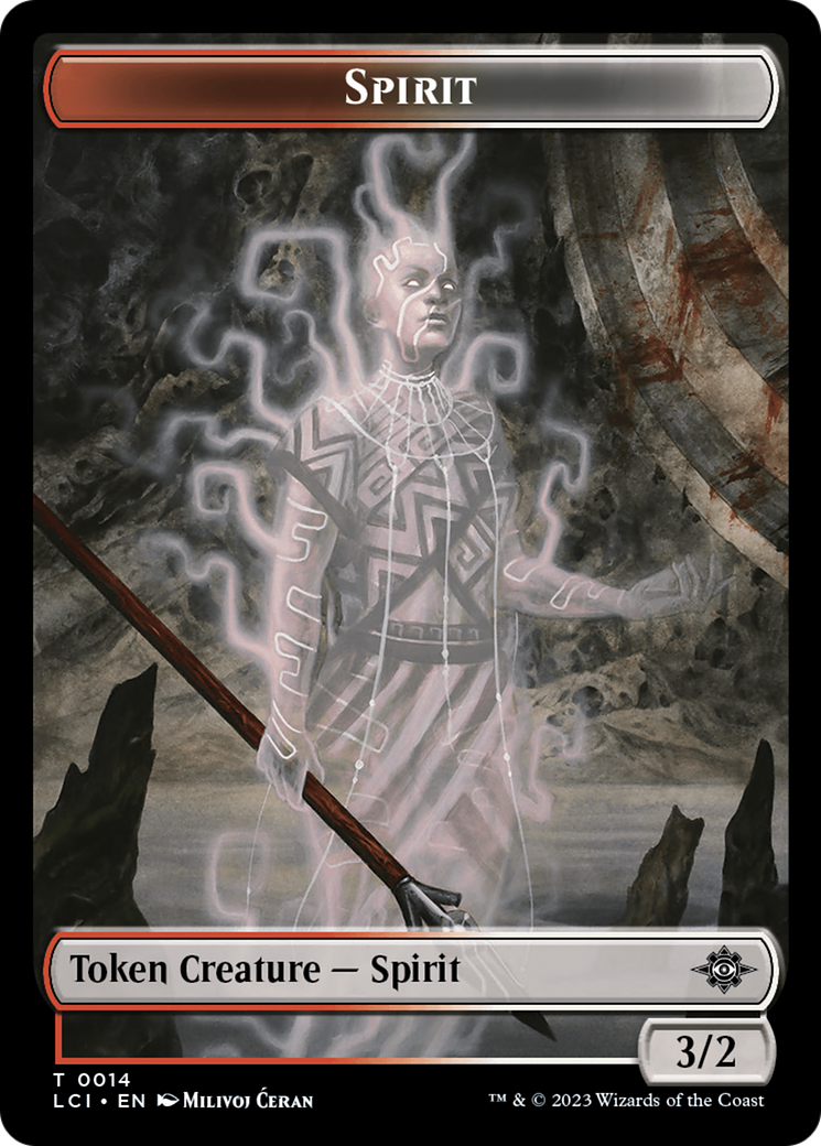 Spirit Token [The Lost Caverns of Ixalan Tokens] | Card Merchant Takapuna